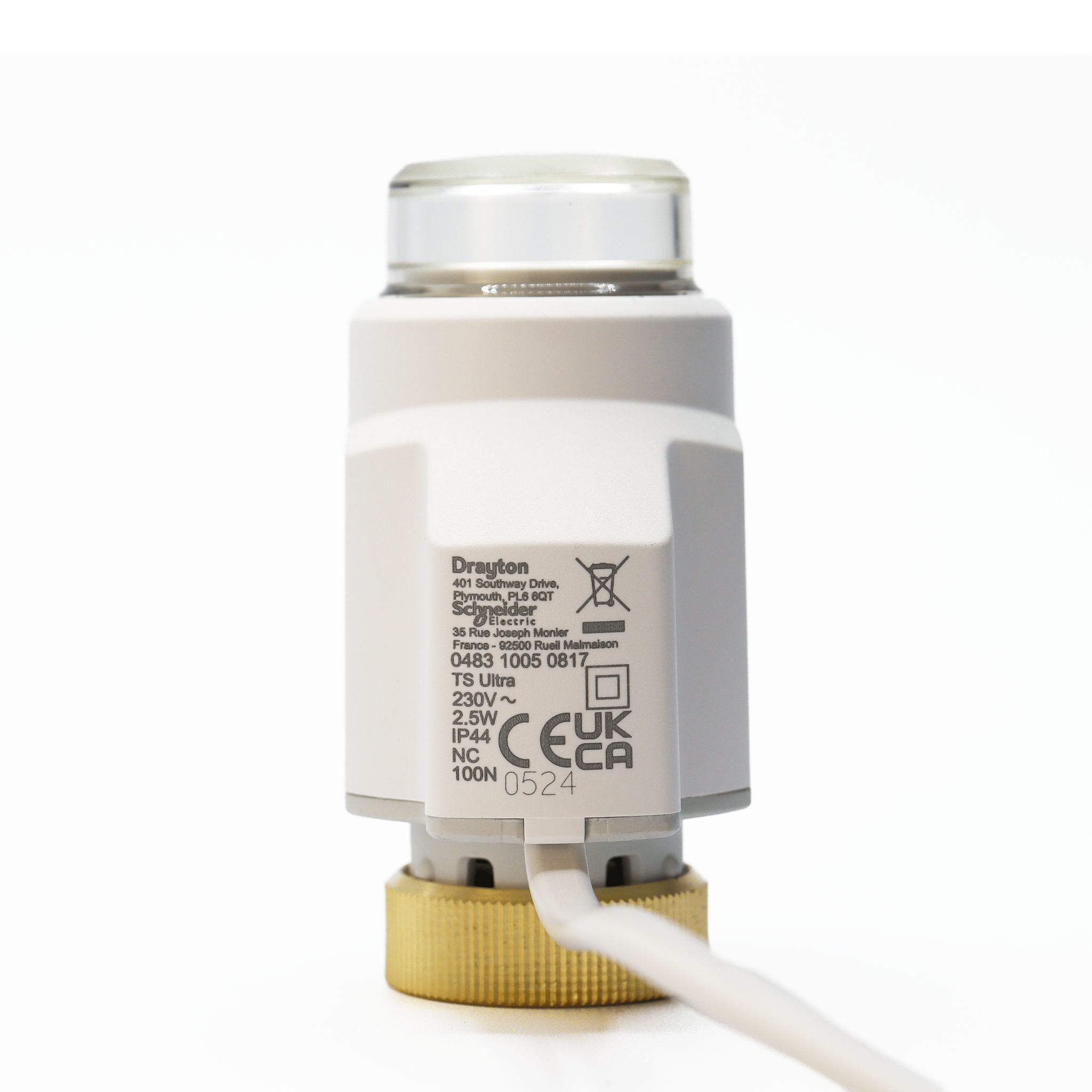 TS Ultra Thermal Actuator 230V | Wiser Underfloor Heating Controller Compatible