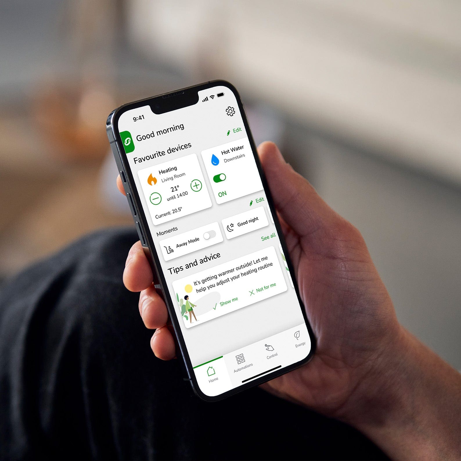 2nd Generation | Temperature & Humidity Sensor | Wiser Home App Compatible