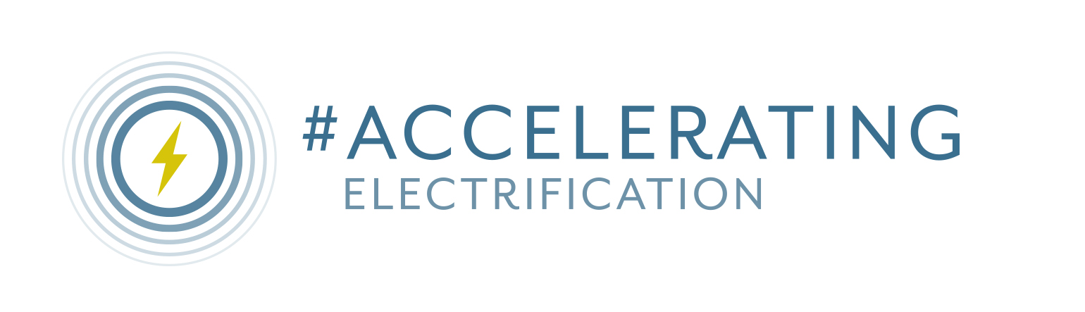 Accelerating Electrification banner - Electric heating - campaign hashtag