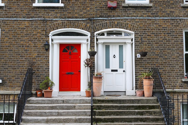 Two coloured Front doors