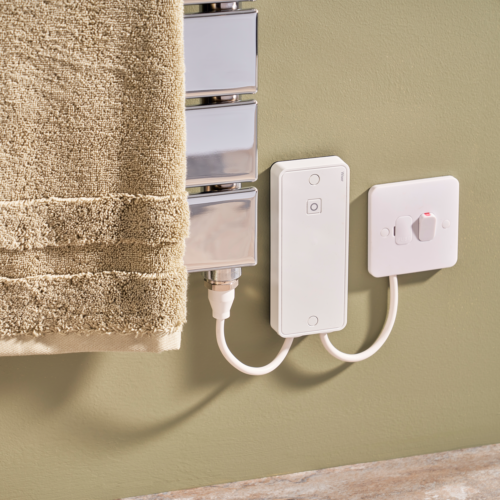 Wiser Electrical Heat Switch - Smart Control For Electric Radiators And Towel Rails