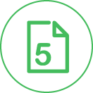 5 year warranty icon