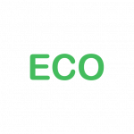 The word 'ECO' in green font