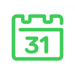 Heating schedule icon